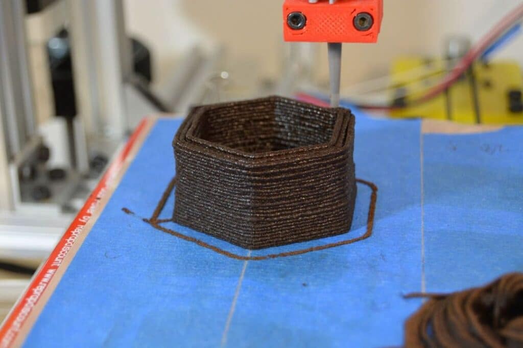 Impressão 3D com borra de café